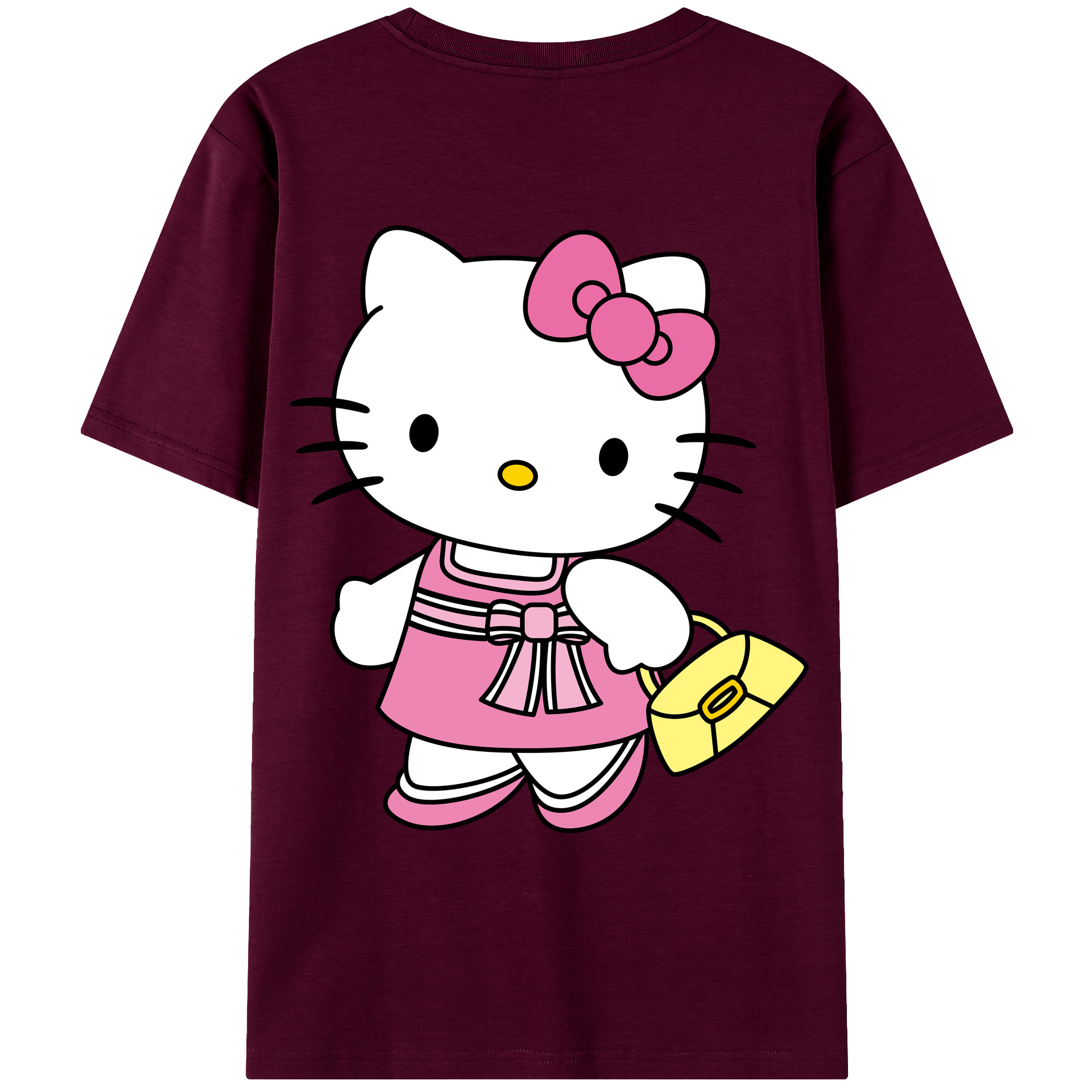 （画像用） Hello Kitty ハローキティ レディース半袖Tシャツ(バックプリント)